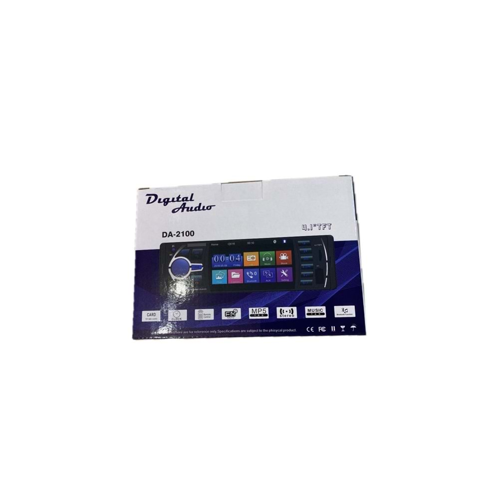 Digital Auido DA-2100S MP5/TF/FM/USB/BT Single Oto Teyp