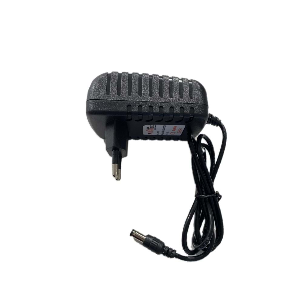 Hightek HT-8381 6 Volt 2 Amper 5.5mm x 2.5mm Plastik Kasa Adaptör