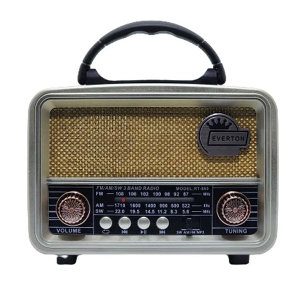 Everton RT-860 USB-SD-FM-Bluetooth Nostaljik Radyo