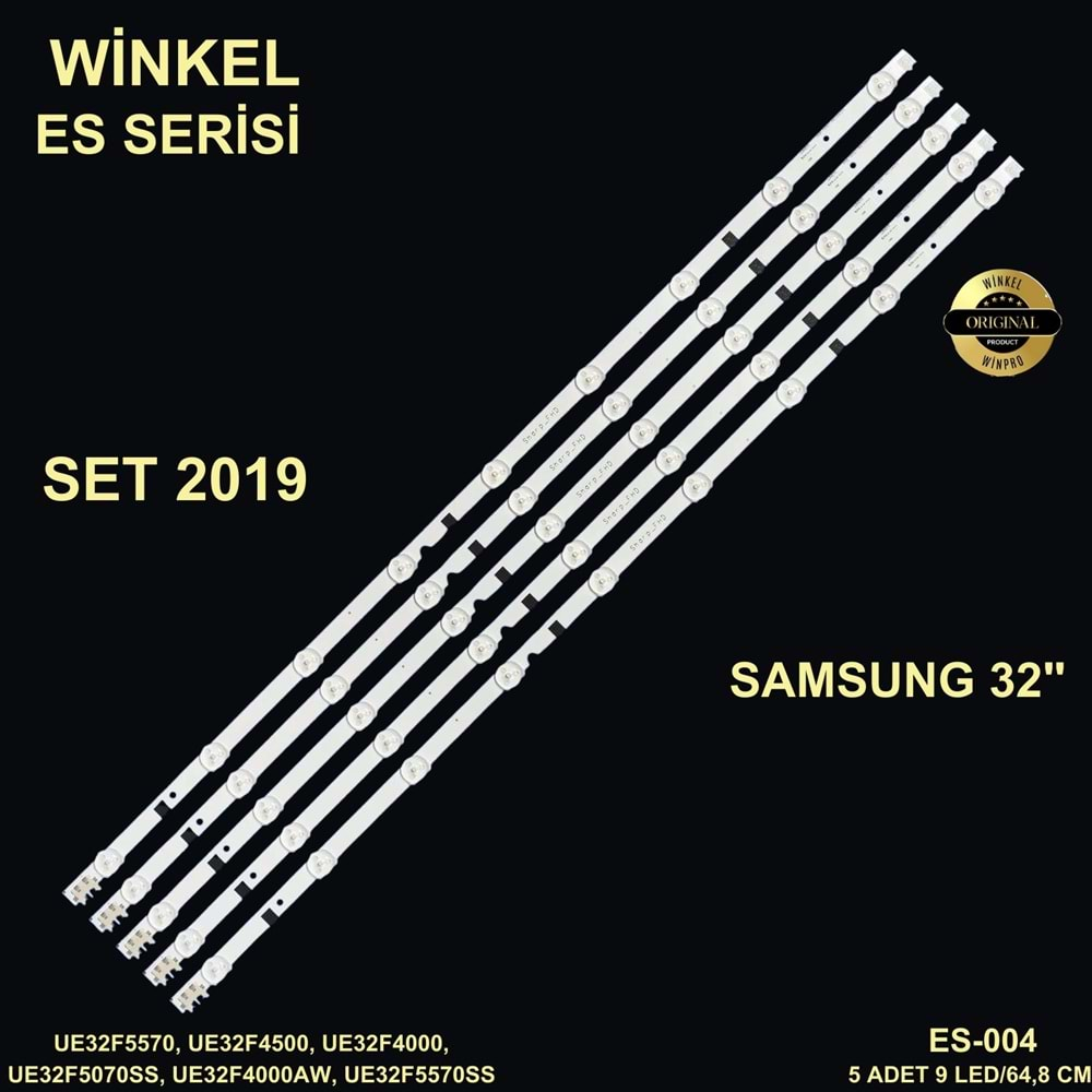 Winkel SET-2019 (2013SVS32F) (D2GE320SC0R3) (UE32F5070SSXTK) (32F6510SS) (UE32F5570SS) (UE32F4000AW) (Takım)=Mate LED25=Wkset-5167