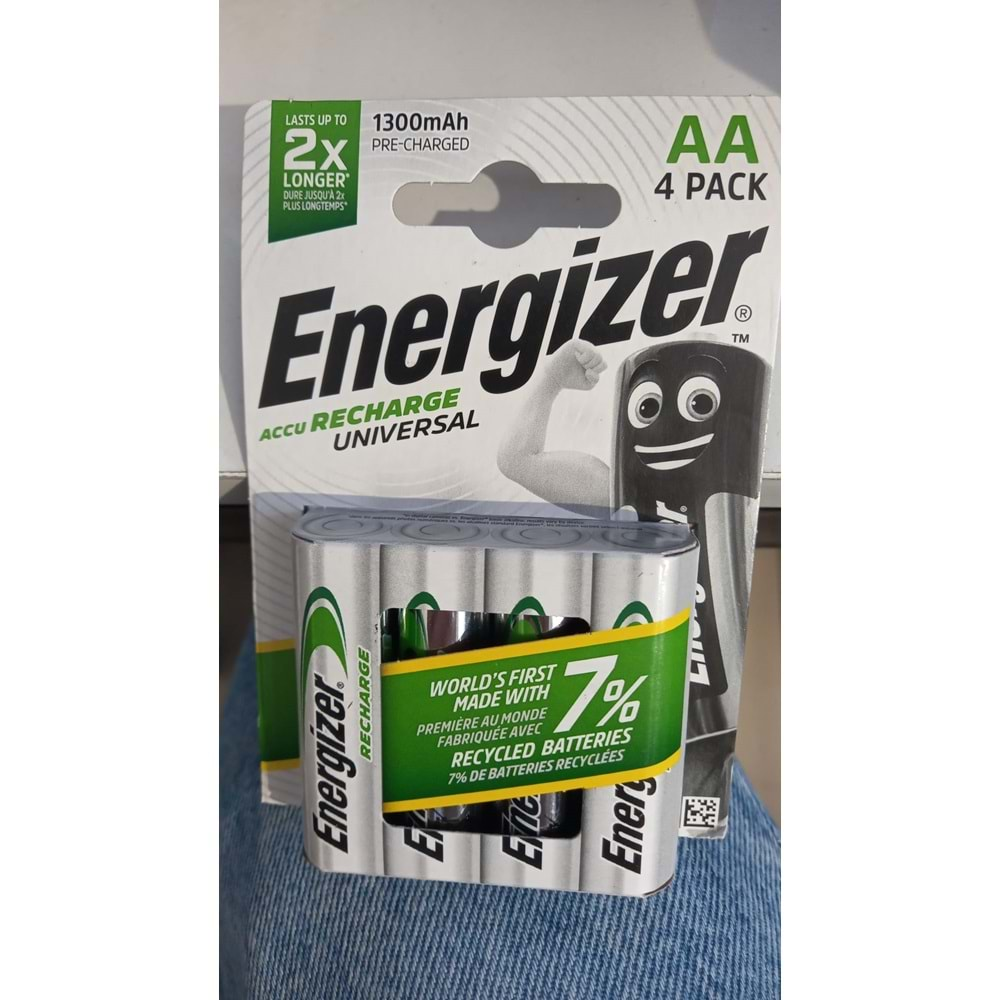 Energizer 24270 ENR AA 1300 mAh İnce Pil 4 Lü Paket Halinde