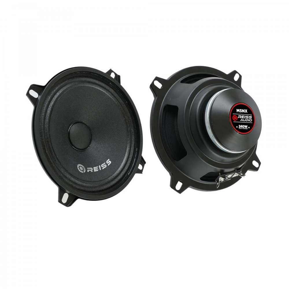 Reiss Audio RS-M5NX 240 Watt Max Power+80 Watt Rms Power 13 Cm Oto Midrange 2 Li Paket Halinde