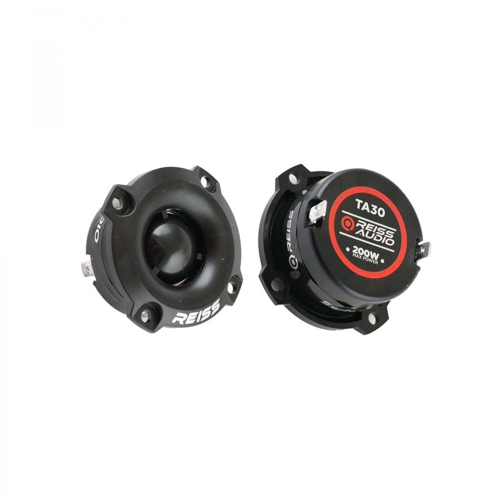 Reiss Audio RS-TA30 200 Watt Max Power+6 Ohm Super Bullet Tweeter 2 Li Takım Halinde