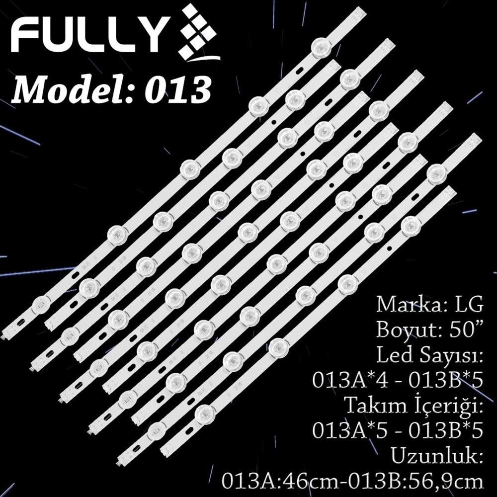 Fully SET-013 (SET-2015) LG 50 INC 5 ADET (SET) BAKALİT TV LED BAR