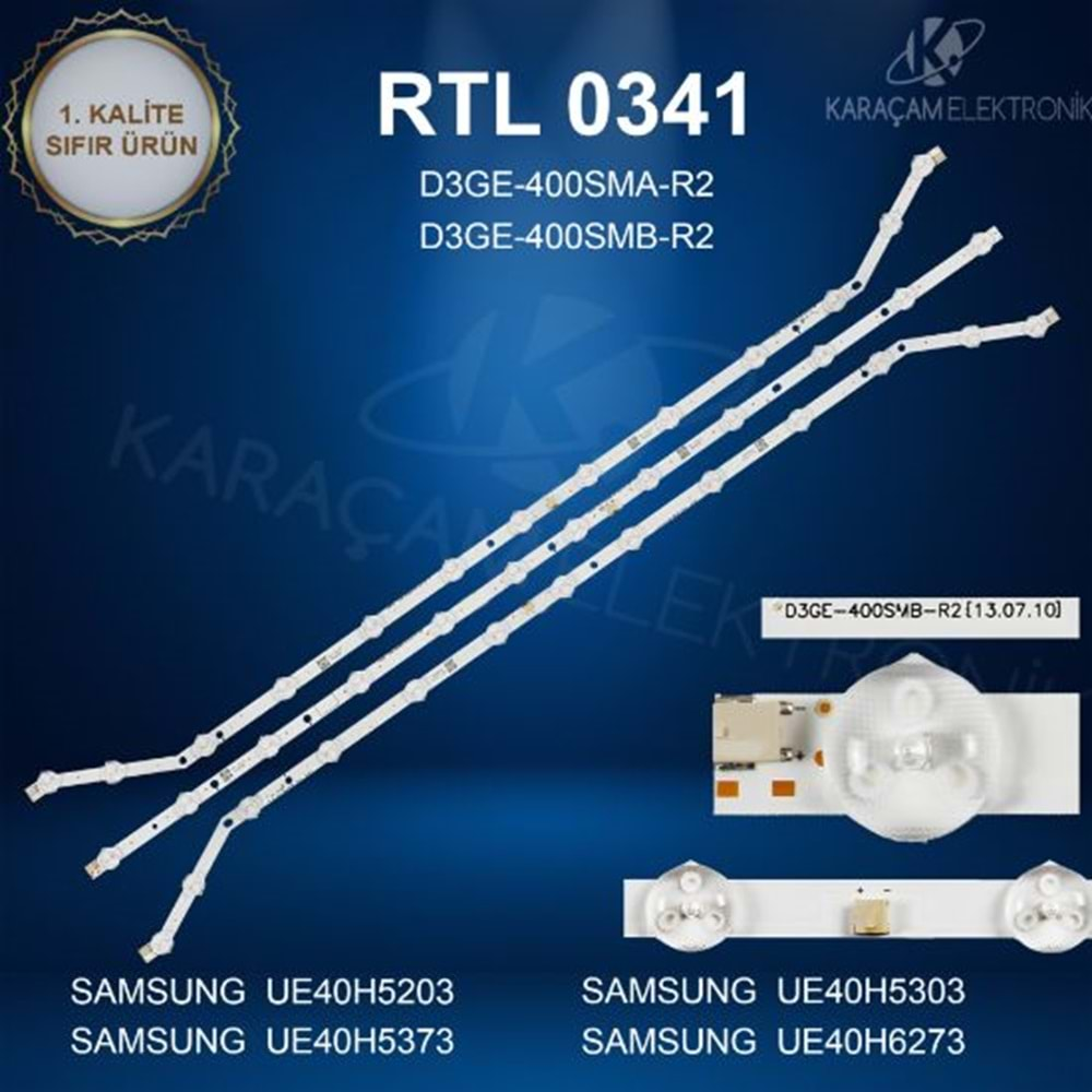 RTL-0341 (SET-2025) Samsung 40 /SAMSUNG UE40H5373 LED BAR , SAMSUNG UE40H5003 LED BAR , SAMSUNG UE40H5203 LED BAR , SAMSUNG UE40H5303 LED BAR , (UE40H5203)(UH40H6203)(UN40FH5205)(UN40FH5205)--HG40ED450BW|HG40ED470BK|UE40H5003AW|UE40H5203AW|UE40H5373|