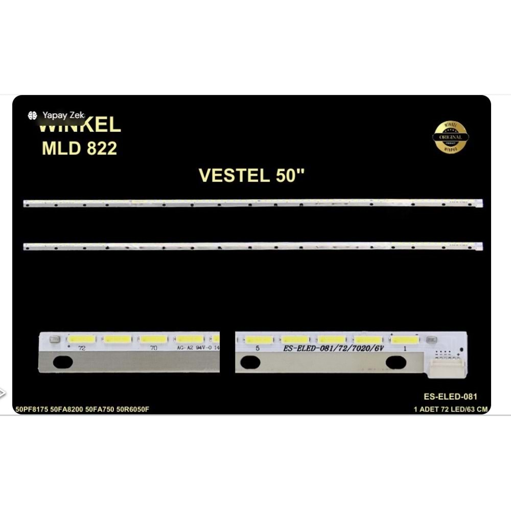 Winkel MLD-822 X1 ELED 081 Vestel 50