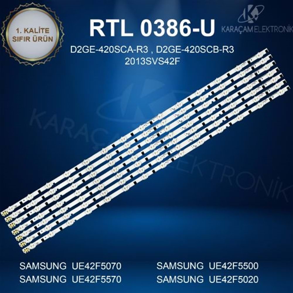 RTL-0386U (SET-2026) Samsung 42 /D2GE-420SCA-R3, D2GE-420SCB-R3 , 2013SVS42F , CY-HF420BGAV1H, HF420BGA-B1,T420HVF05. 0HF420BGA-B1,(D2GE420SCAR3) (D2GE420SCBR3) (UE42F5000) (UE42F5300) (UE42F5500) (UE42F5570) (UE42F5070) (Takım)=Fully SET-101=Wkset-5