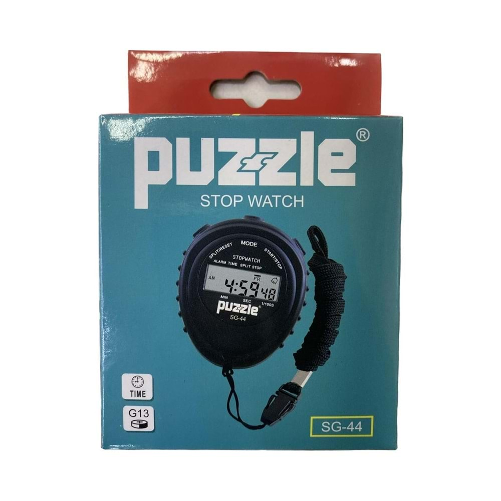 Puzzle SG-44 Boyun Askılı Dijital Kronometre