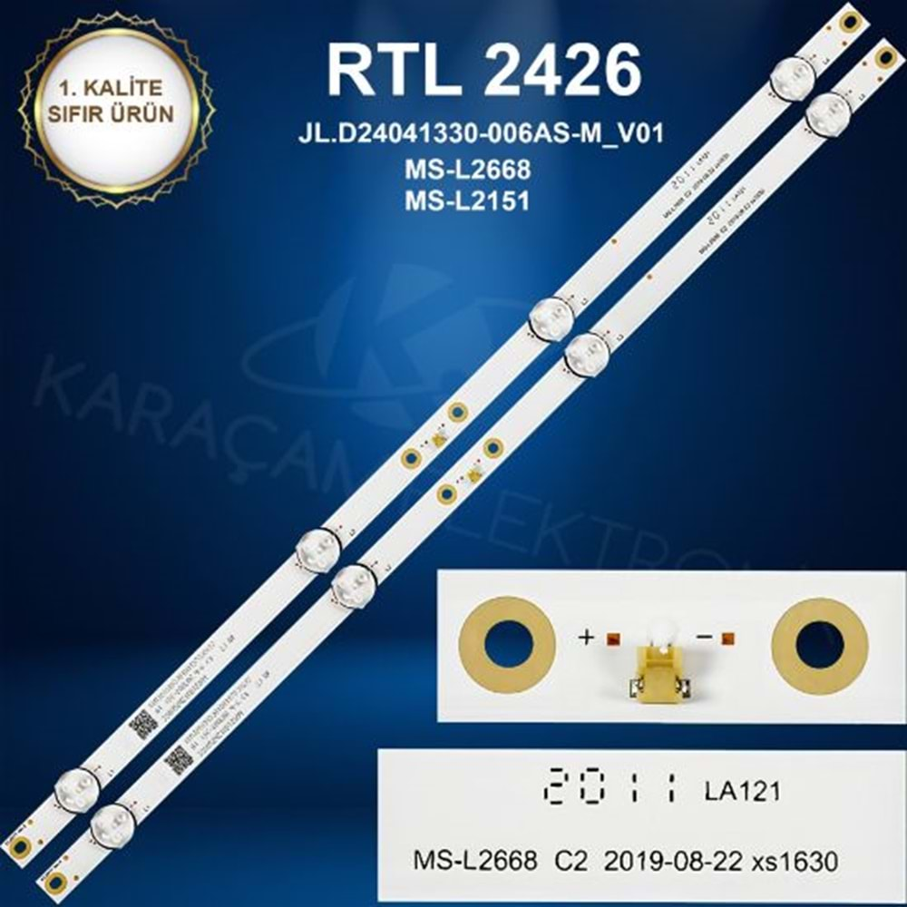 RTL-2426 Skytech 24 /SKYTECH, SLT-2430C LED BAR, REDLİNE 24EX LED BAR , MONITOR LED, NAVITECH LD-2460HD LED BAR