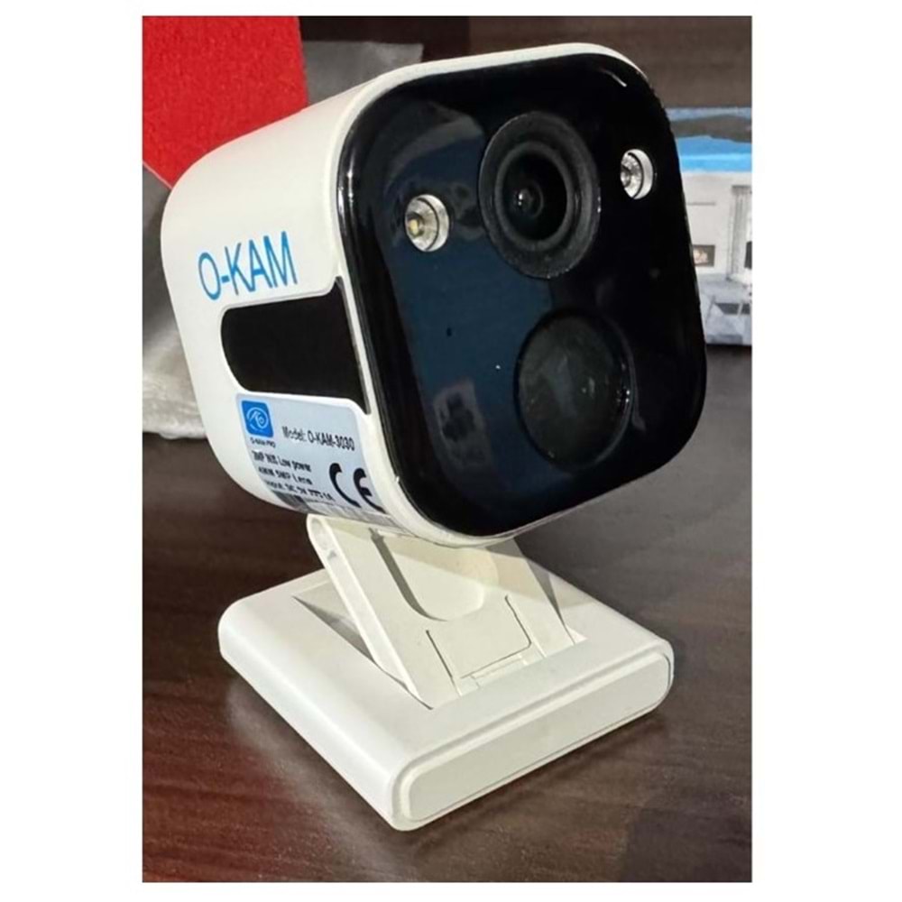 O-KAM Pro 3030 2MP Wi-Fi 4MM 5MP Lens Bataryalı Wi-Fi Kamera