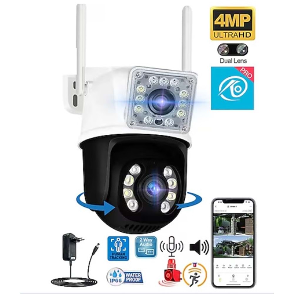 O-KAM Pro 3011 Wi-Fi 2MP+2MP Kamera