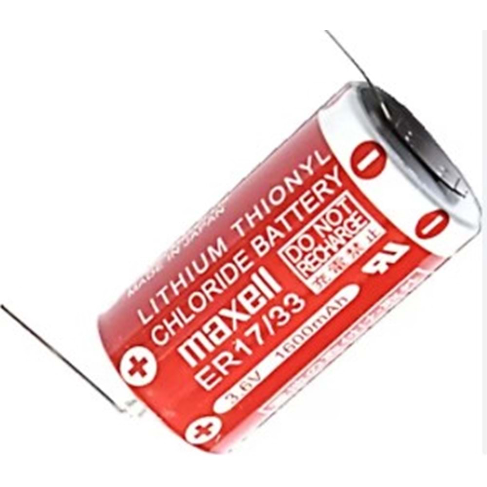 Maxell ER17/33 Lityum 3.6V Pil Maxell ER17/33 Lityum 3.6V Pil