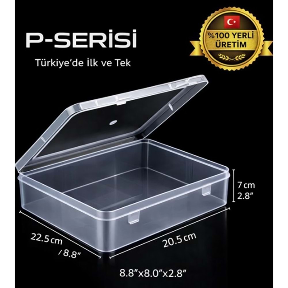 P-Serisi PB1 Plastik Büyük Organizer Kutu