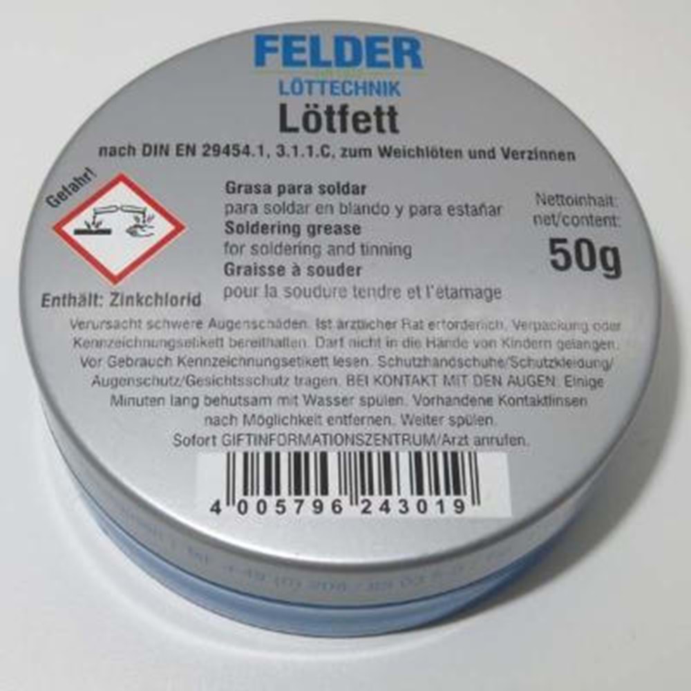 Lötfett 50 Gram Lehim Pastası