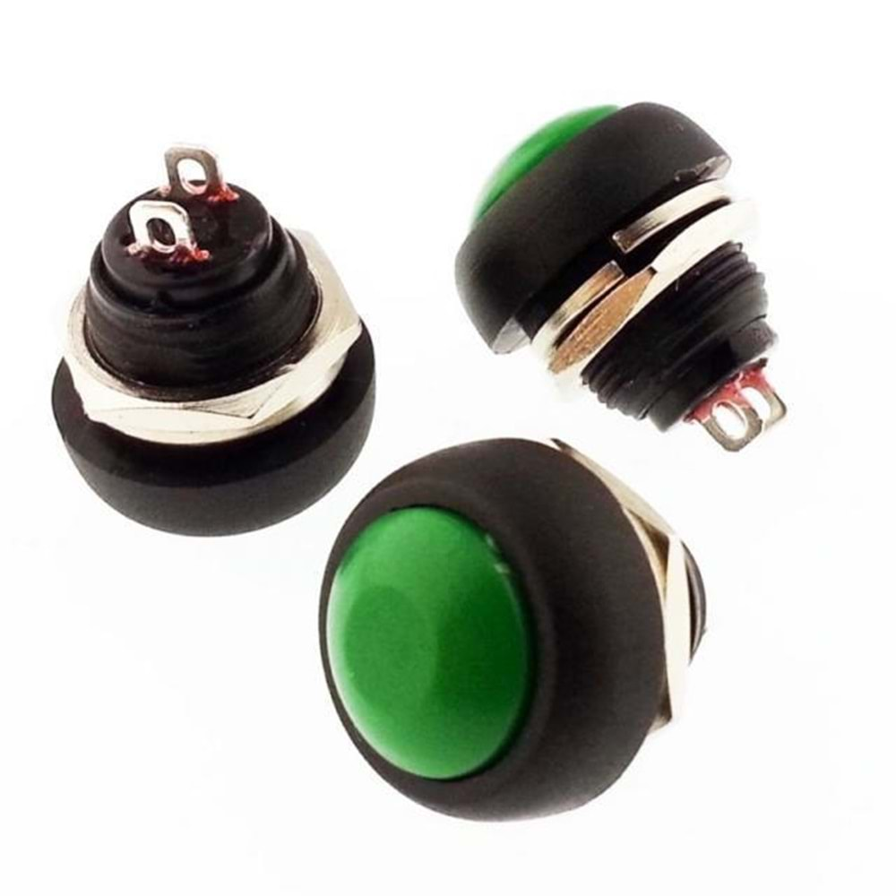 IC-184 Yeşil Buton Ø12mm PBS33B