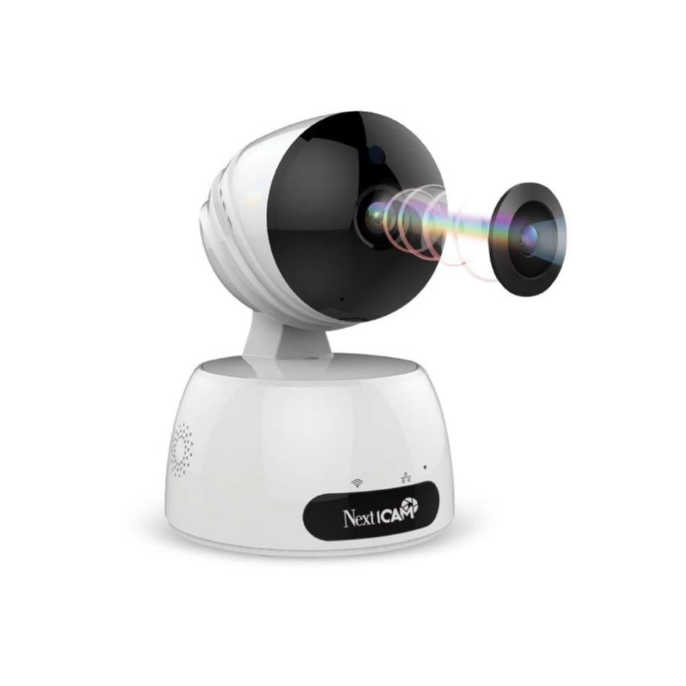 Nextcam Cloudcam 1280x720P iOS & Android Desteği Kablolu-Kablosuz Hd Bebek Bakıcı Kamera
