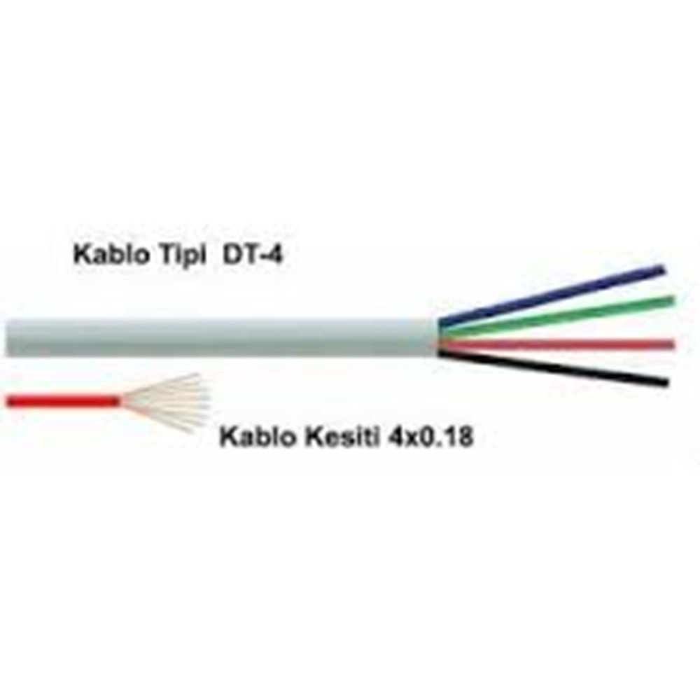 Reçber 901057 DT4 Diafon Kablo - Metre