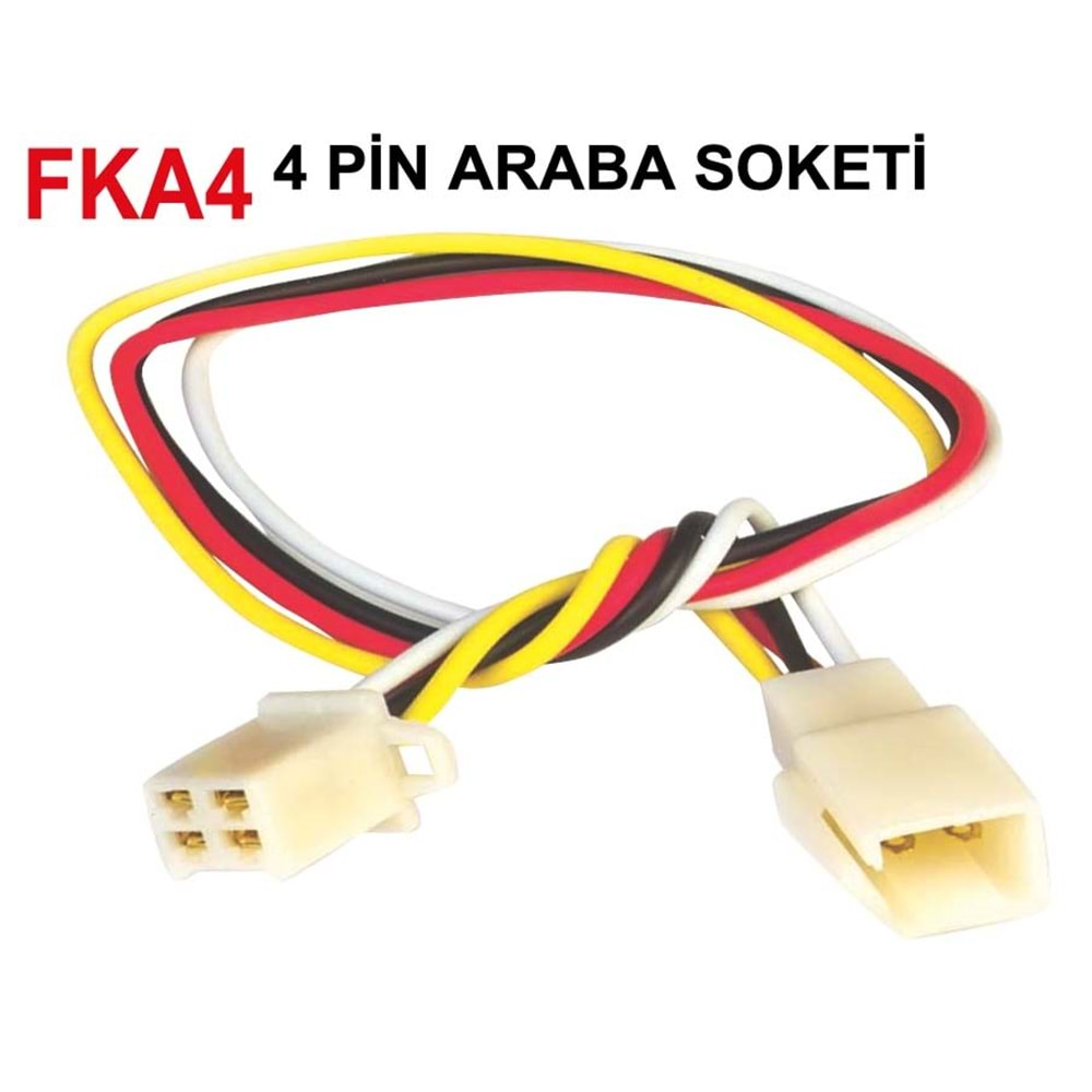 Swat FKA4 4 Pin Araba Soketi