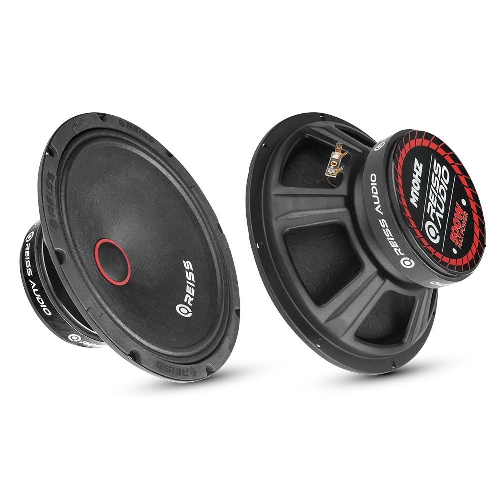 Reiss Audio RS-M10HZ 500 Watt Max Power+150 Watt RMS Power+25cm Oto Midrange Tekli Paket Halinde