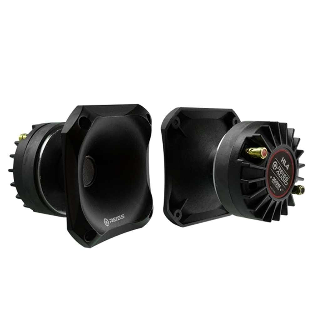 Reiss Audio RS-HL4 200 Watt Max Power+80 Watt RMS Power+SPL Tweeter Tekli Paket Halinde