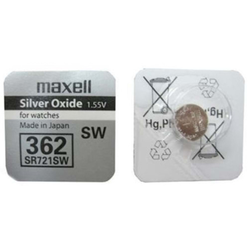 Maxell SR362 SR721SW Saat Pili Maxell SR362 SR721SW Saat Pili