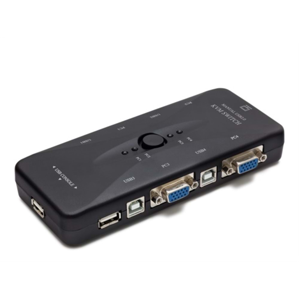 Hadron HD230 Kvm Switch Usb 4 Giriş 1 Çıkış