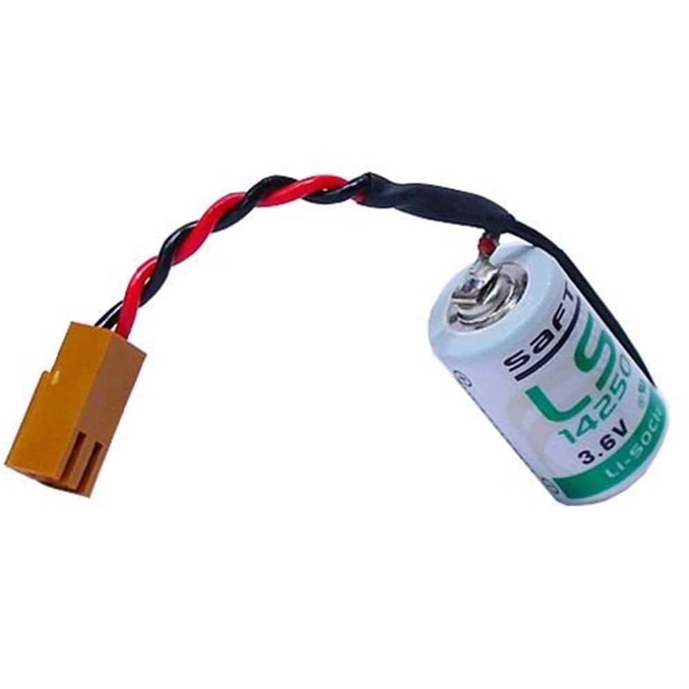 Saft LS14250 3.6 Volt Soketli 2 Pin Lityum Hafıza Pili