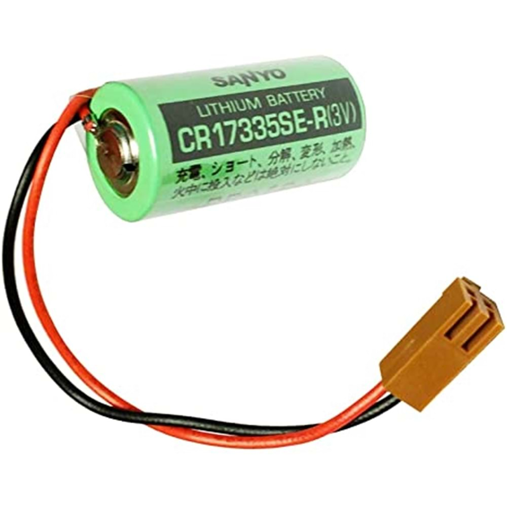 Sanyo CR17335SE-R 3 Volt 2 Pin Soketli Lityum Pil