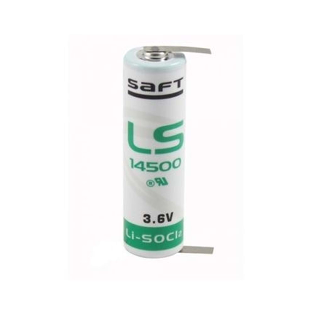 Saft LS14500 3.6 Volt Kısa Puntalı Lityum Kalem Pil