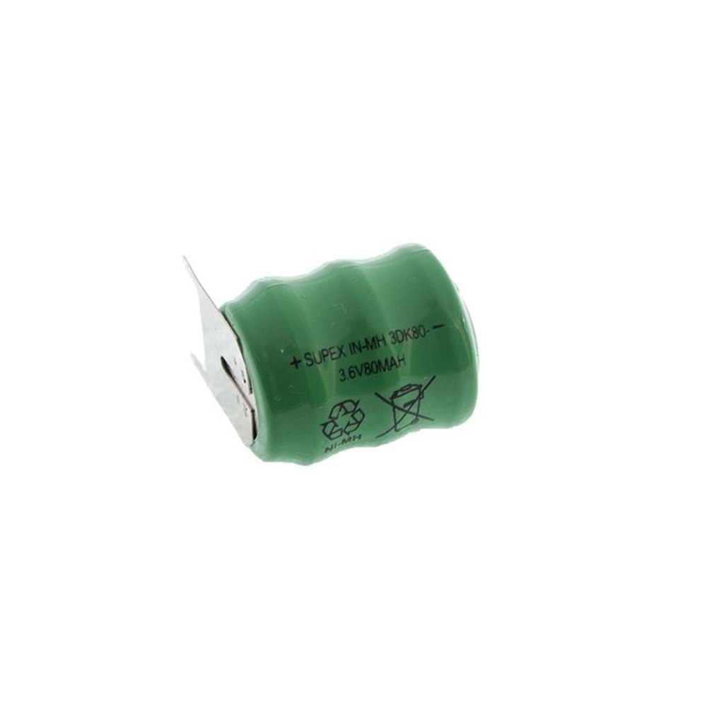 Supex 3DK80 IN-MH 3.6 Volt 80mAh Hafıza Pili