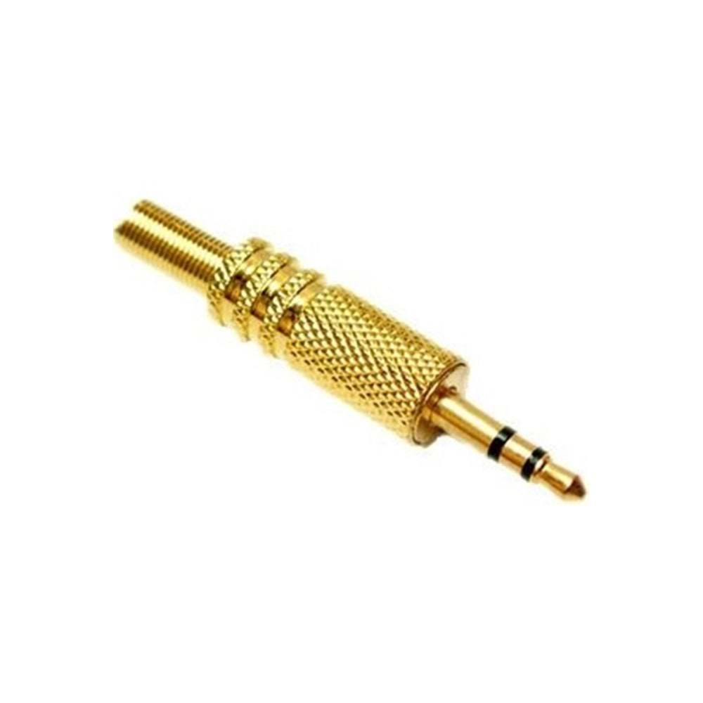 3.5mm Stereo Erkek Gold Jack