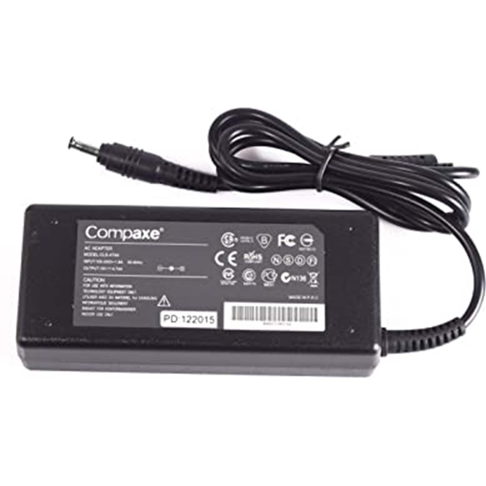Compaxe CLS-474 19 Volt 4.74 Amper 5.5mm x 3.0mm Notebook Adaptör