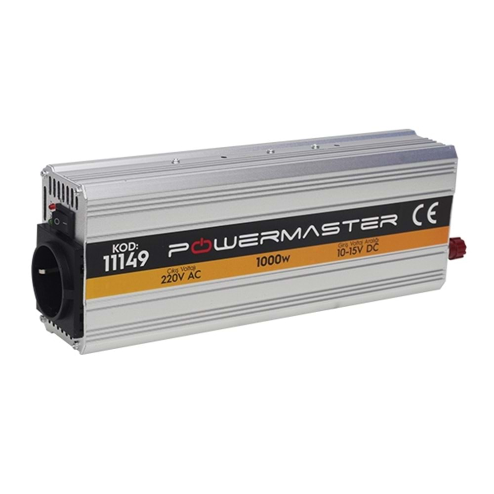 Powermaster 11149 12 Volt 1000 Watt Modifiye Sinüs İnvertör