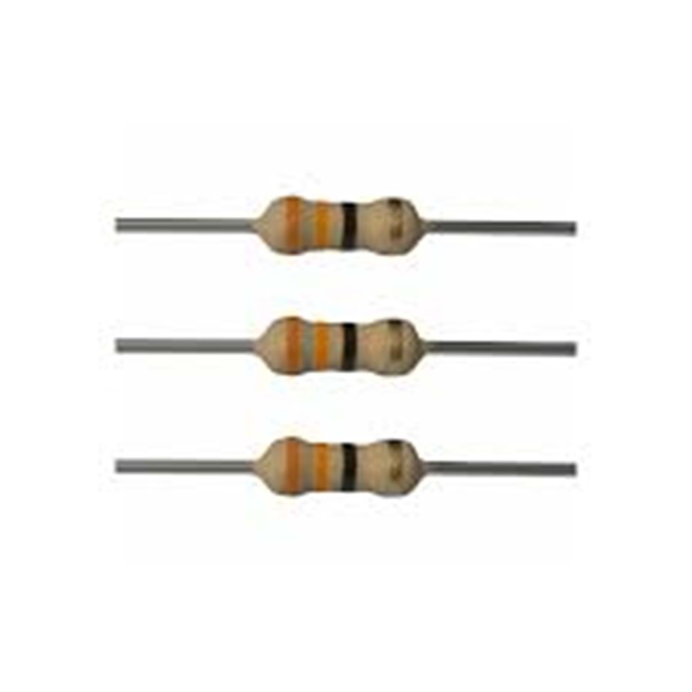 120 Ohm 1/4 Watt Direnç - 10 Lu Paket Halinde