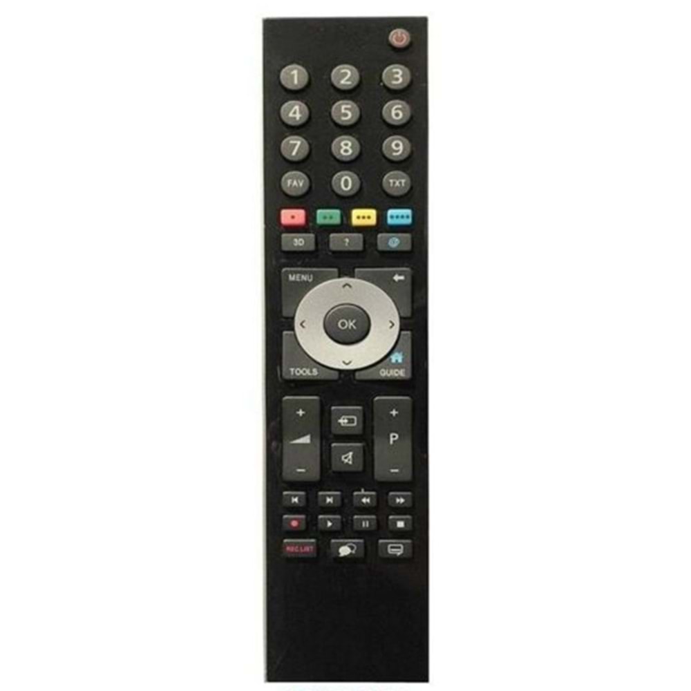 Swat KK0165 Lcd Arçelik-Beko -3D Piano Black Kasa Lcd/Led Tv Kumandası