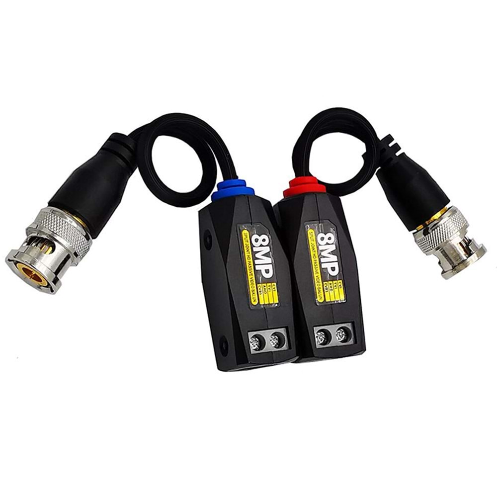 Powermaster PM-3889 8 Mp 1080P 2KV 250-400 Metre Hd-Tvı-Cvı-Ahd-Cvbs Hd Video Balun
