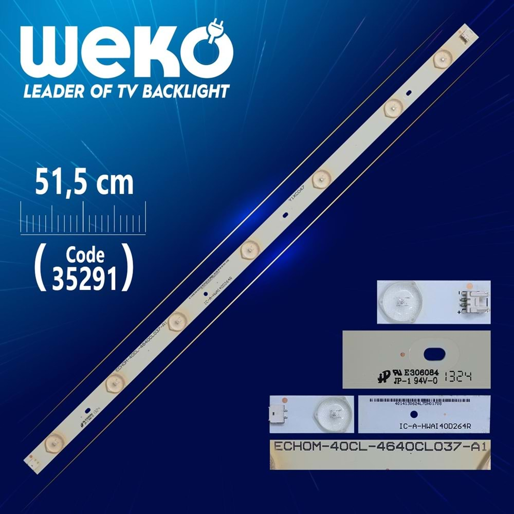 Weko 35291 IC-A-HWAI40D264R-ECHOM-40CL-464OCLO37-A1-51.5 CM=35280=Adet Olarak Satılır--PREMIER PR40A50