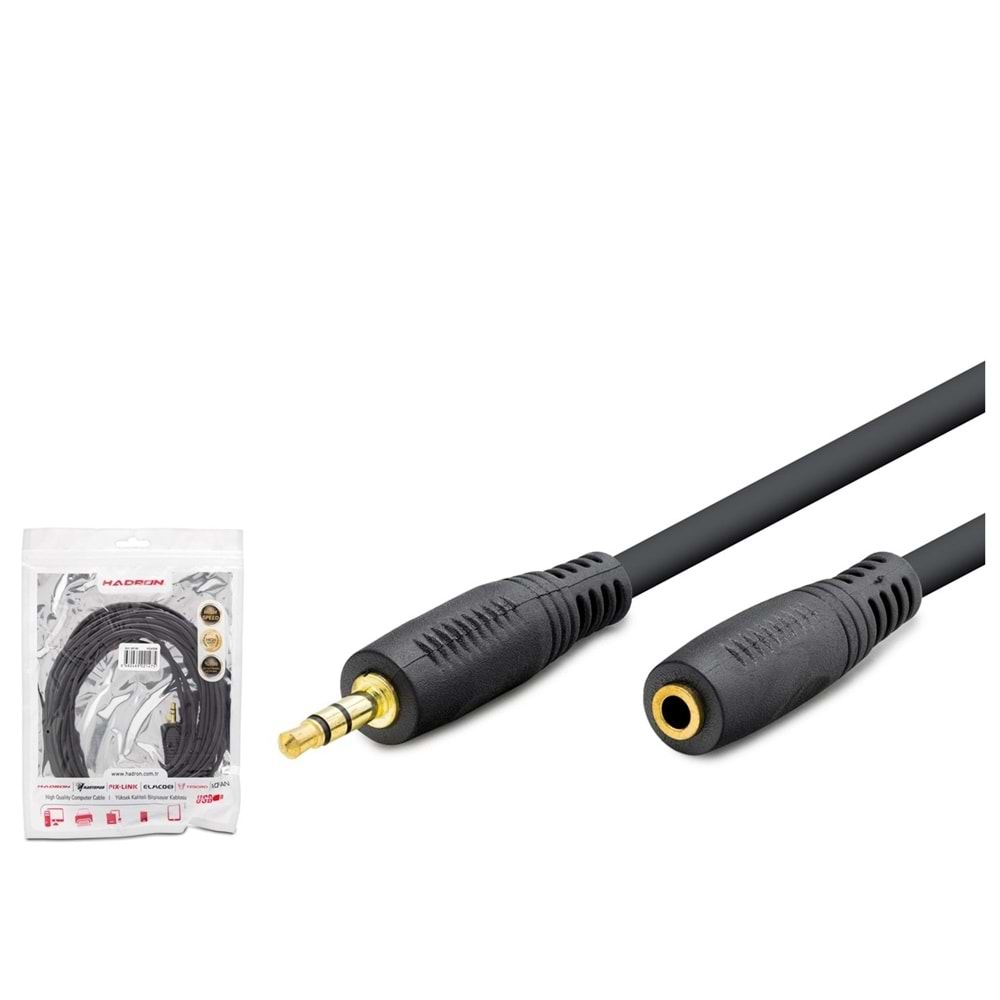 Hadron HDX1020 (4598) Aux Uzatma Kablo M/F 5 Mt Sarı Uç