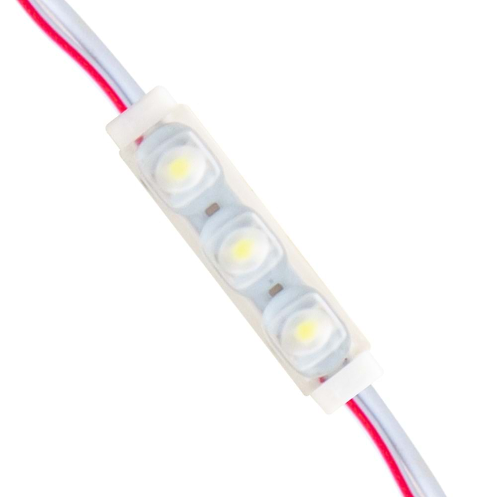 Powermaster 7504 12V 0.6W Soğuk Beyaz 73mm x 16mm 2835 Modül Led