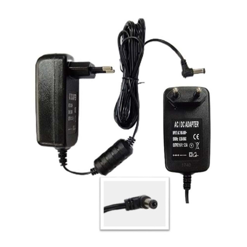 Swat ATZ165 16V 2.5 5.5mm x 2.5mm Standart Uç Santral Adaptörü