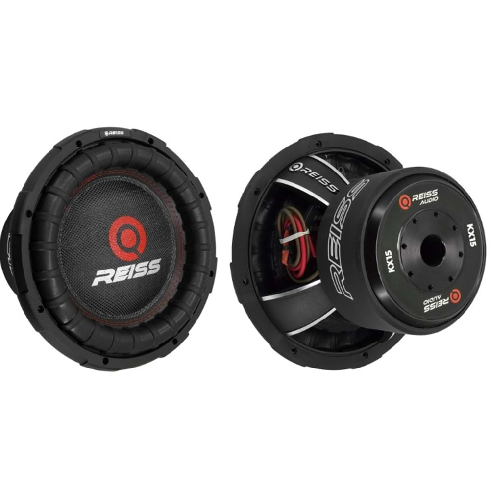 Reiss Audio RS-KX15.D2 4000 Watt max Power+2000 Watt RMS Power+38cm Woofer Tekli Paket Halinde