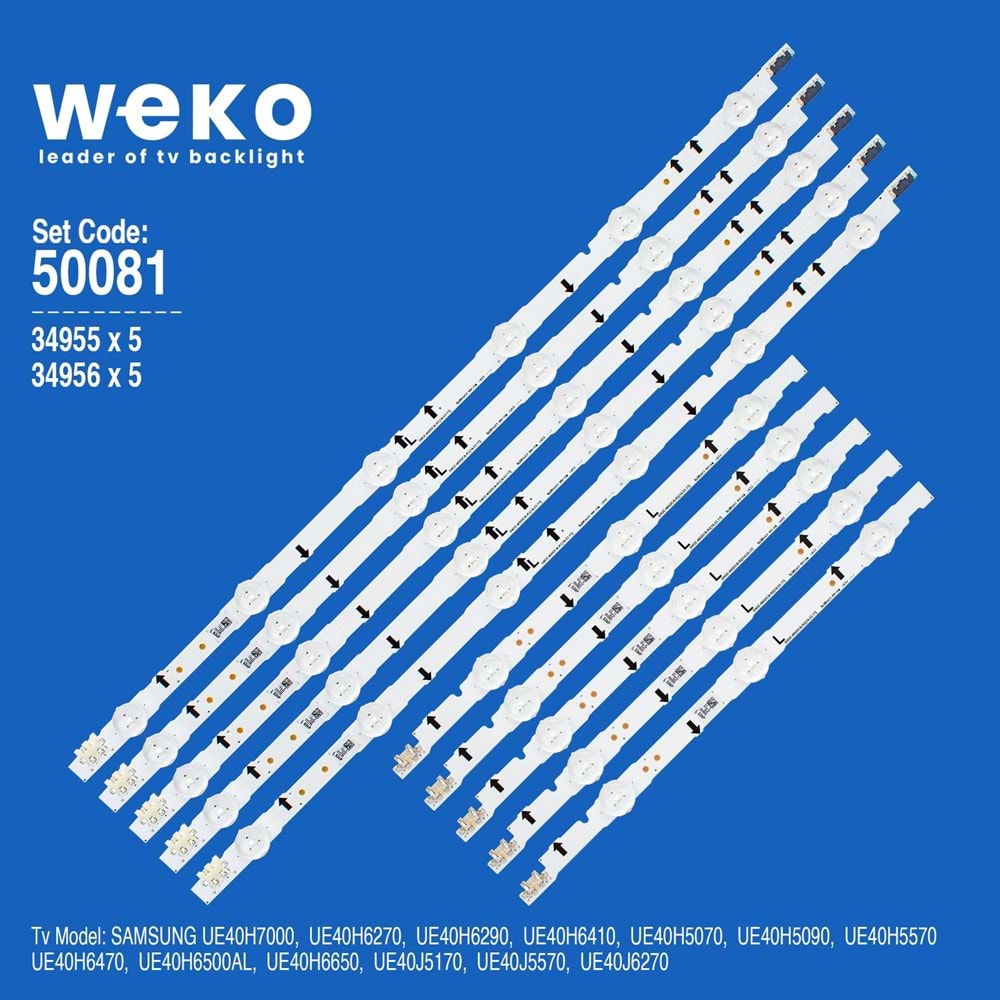Weko Wkset-5081 34955x5/34956x5 Samsung 40