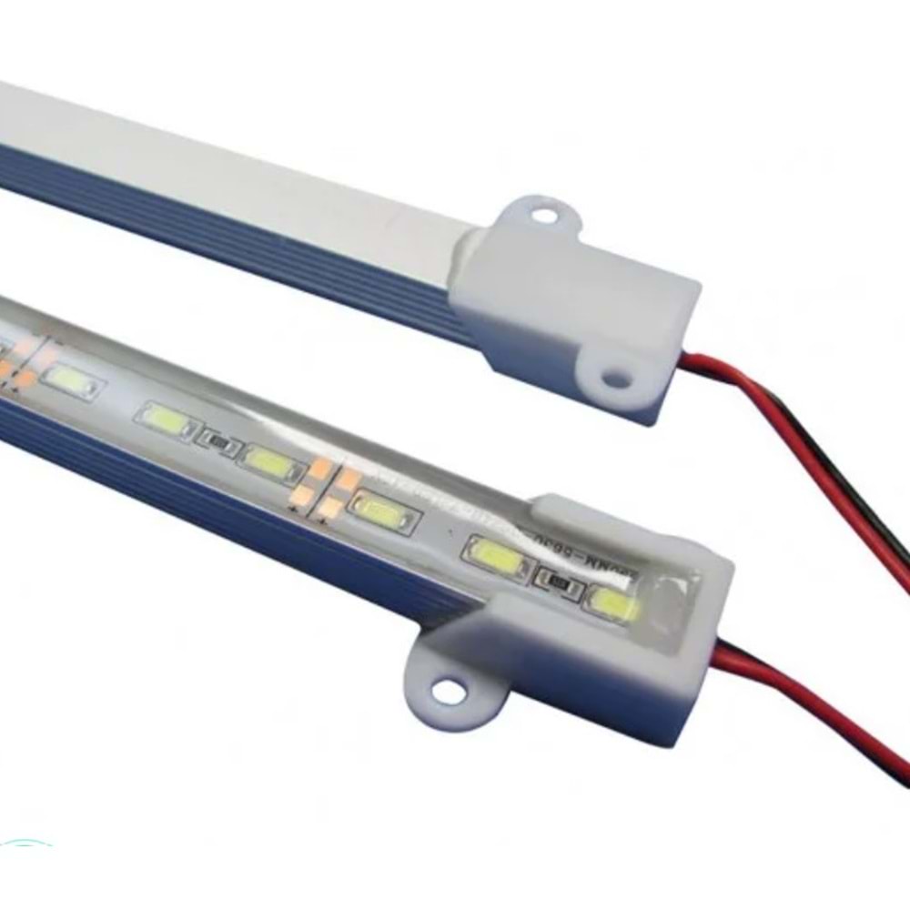 12 Volt Günışığı 5630 Şeffaf Kalıplı 72 Led 1 Metre Bar Led