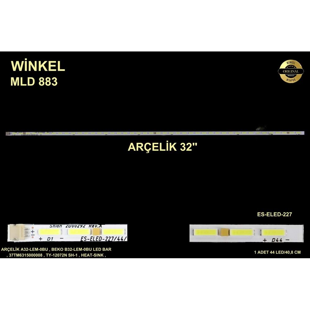 Winkel MLD-883 MLD 883 X1 ELED 227 Arçelik 32