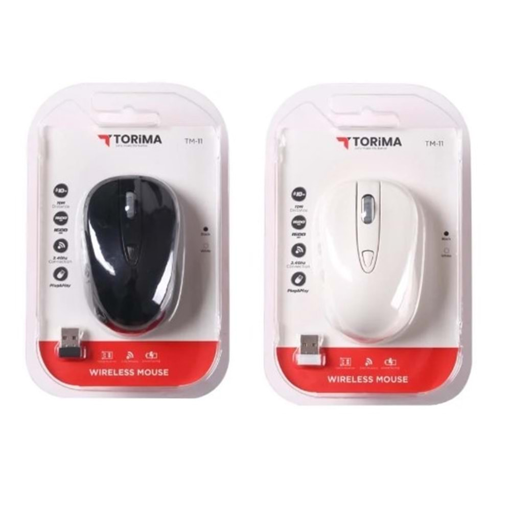 Torima TM11 Ergonomik Kablosuz Optik Mouse