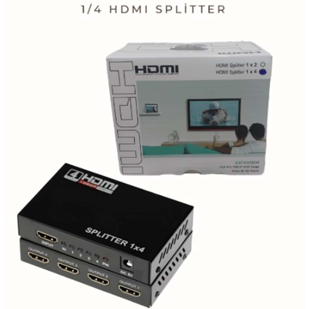 Forline FL1004 1x4 Hdmı Splitter V1.4 Hdmı Çoğaltıcı