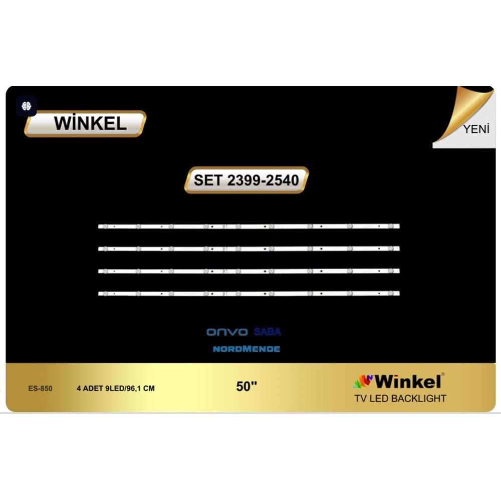 Winkel SET-2540/2399 Onvo Tv Bar Led Takımı