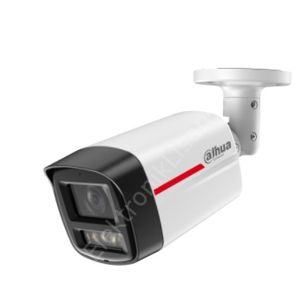 Dahua IPC-HFW2449TL-S-PRO 4MP WizColor 2.8mm Lens H265+ 50Mt Gece Görüşü IP67 Dahili Mikrofon PoE Bullet IP Kamera