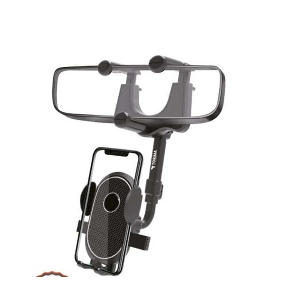 Torima JX034 Siyah 360 Derece Dönebilen Güçlü Telefon Tutucu