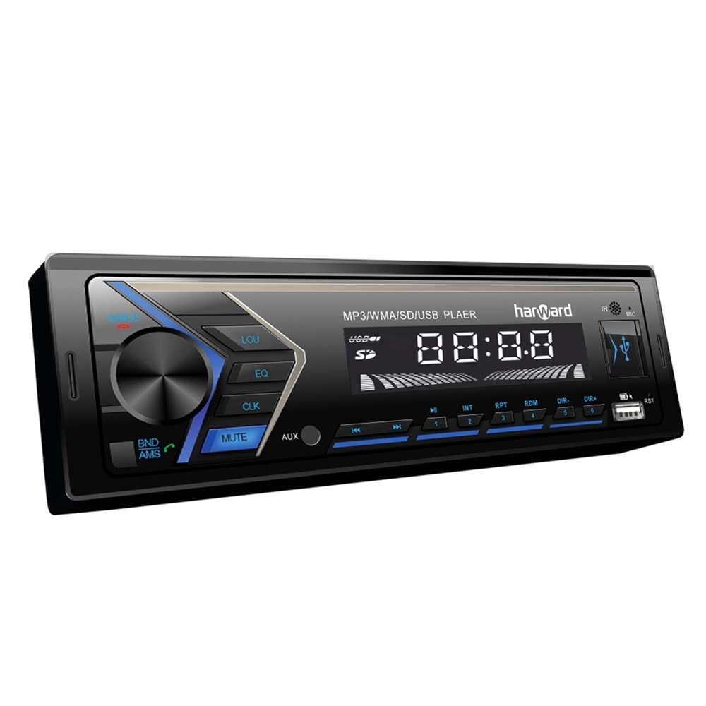 Harward HR-MX1G 4x50 Watt MP3/WMA/FM/USB/SD Single Oto Teyp